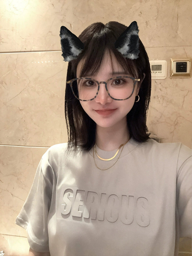Chenyifaer Serious T-shirt