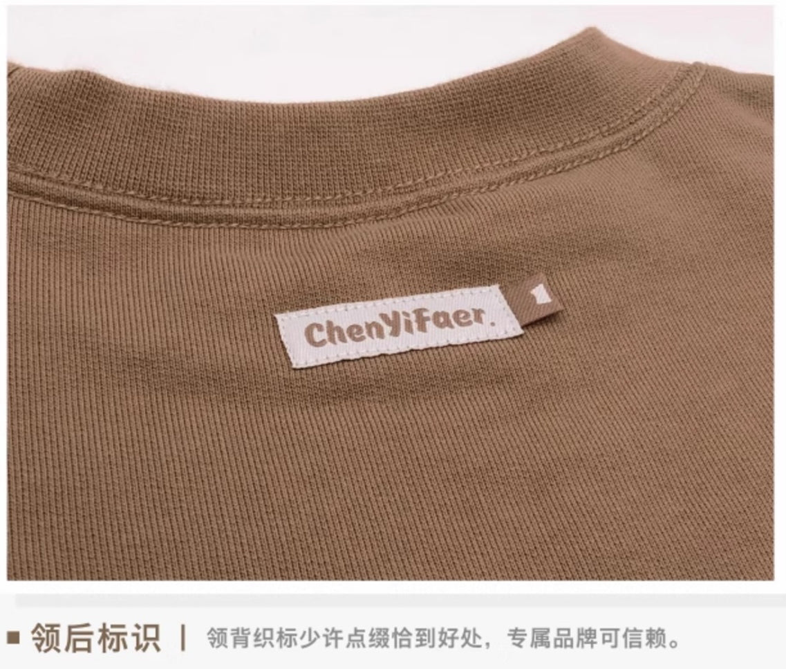 【喜瑞斯】chenyifaer官方卫衣 2023 中性宽松百搭高级质感升级面料挺括有型