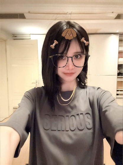 Chenyifaer Serious T-shirt